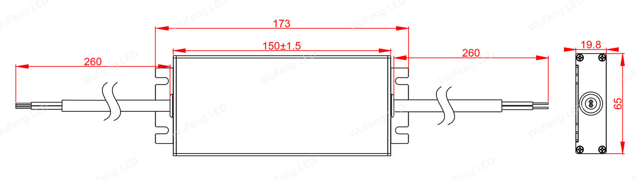 150W LED防水(IP67)电源 4