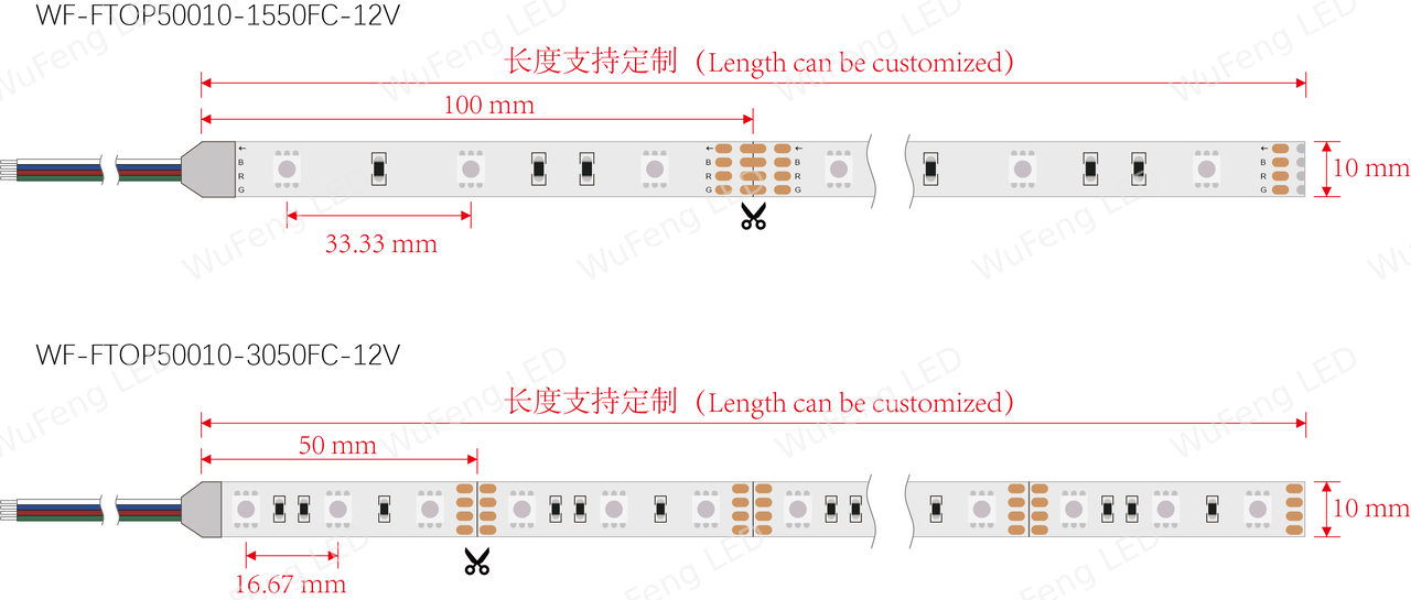 5050SMD RGB LED 灯带 3