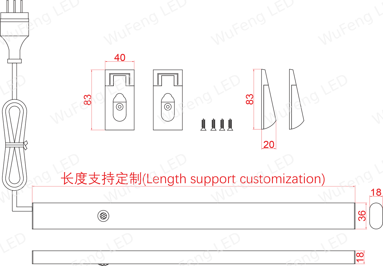 220V LED 衣柜灯 3