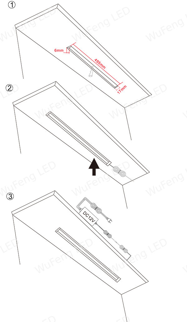 Ultradünn Einbau LED Leuchte 5