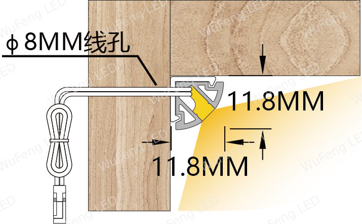 直角线条灯 4