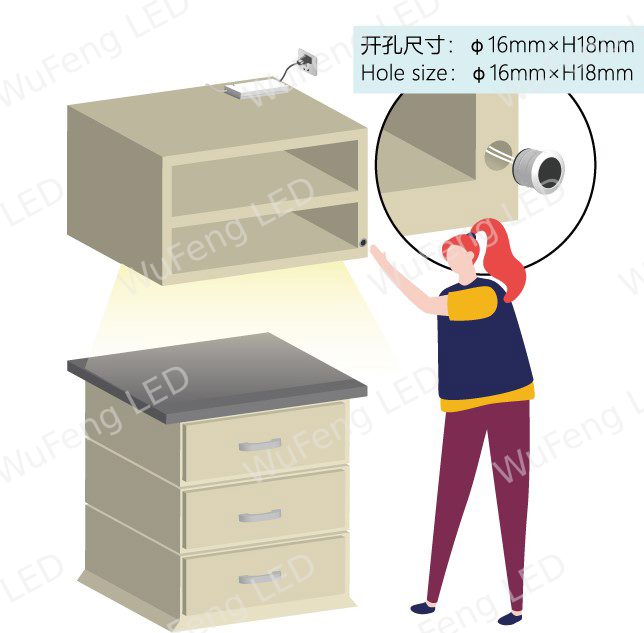 嵌入式门控/手扫感应金属开关 5
