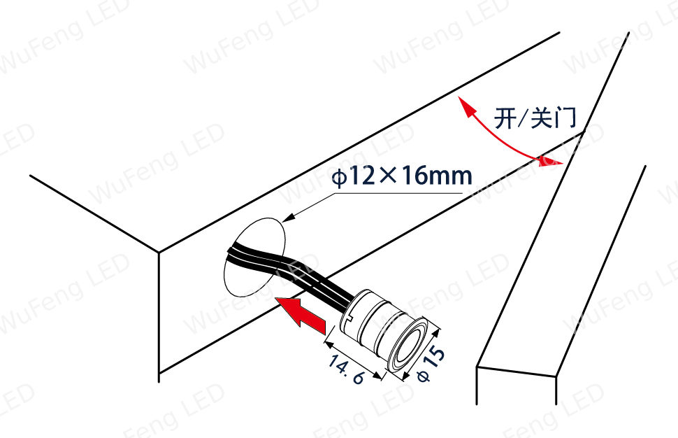 LC12S系列迷你感应开关 6