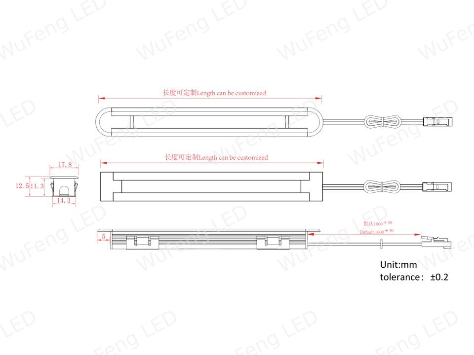 Classic Recessed LED Cabinet Light 4