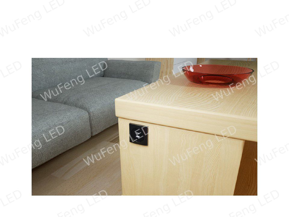 家具組込型デュアル USB 充電器 1