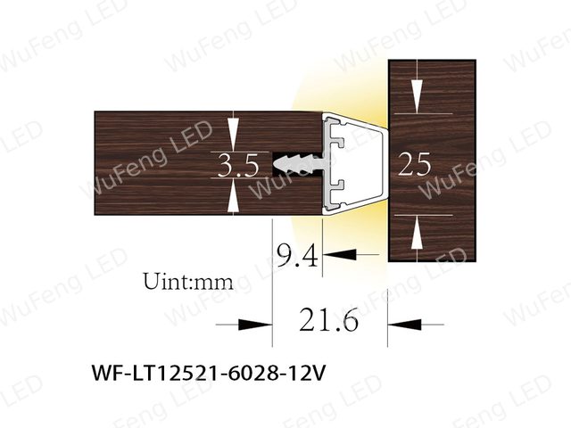 Rear-mounted Dual-side Lighting LED Shelf Light 2