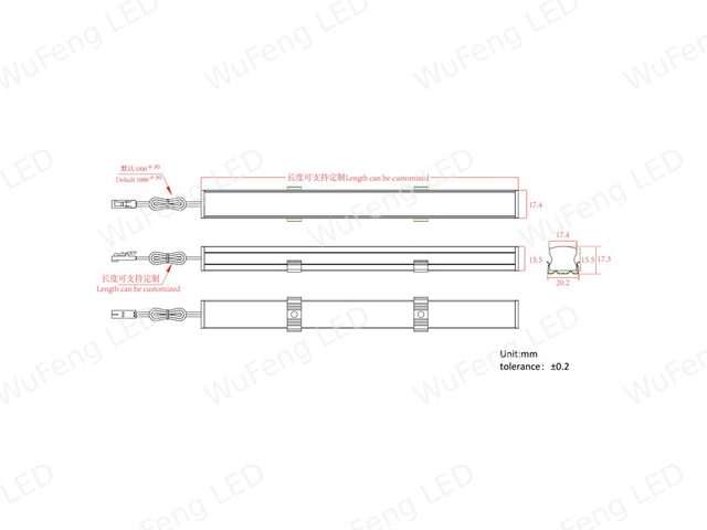 Barre lumineuse LED en aluminium 2