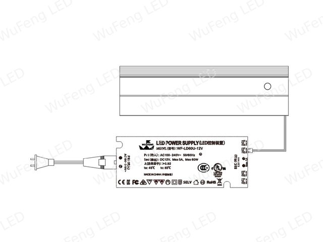 Double-sided Under Cabinet Light (Hand Wave Sensor Optional) 4
