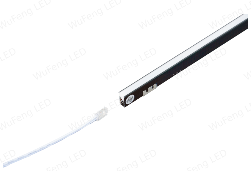 Aluminium-LED-Lichtleiste mit getrenntem Licht- und Kabelsystem